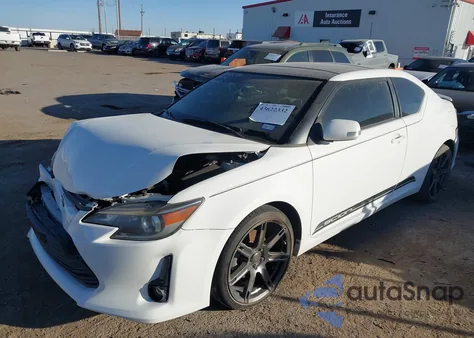 2014 Scion Tc Monogram z USA, uszkodzony, nr VIN JTKJF5C76E3084090